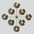 thumbnail image 3 of 8 Arm Stilnovo Style Mid Century Modern Brass Sputnik Chandelier, Custom Multi Arm Contemporary Pendant Light Fixture, Handcrafted Lighting, 3 of 4