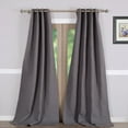 thumbnail image 5 of Greenland Home Fashions Vashon Solid Color/Textured/Quilted Rod Pocket Blackout, Curtain Panel 17" x 84" 2 Panels, 5 of 5