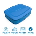thumbnail image 3 of Bentgo Fresh – Leak-Proof, Versatile 4-Compartment Bento-Style Lunch Box with Removable Divider, Portion-Controlled Meals for Teens and Adults On-The-Go – BPA-Free, Food-Safe Materials  (Blue), 3 of 8