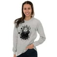 thumbnail image 3 of Celestial Sun Space Hands Spiritual Plus Size Long Sleeve Graphic Tee Shirt Brisco Brands 3X, 3 of 5