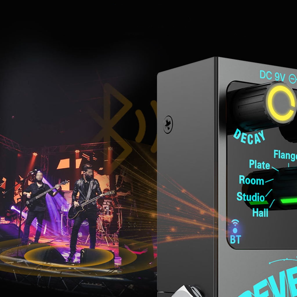 Guitar Reverbs Effector Single Block Effector Digital Reverbs Effects Pedal