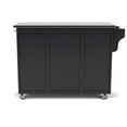 thumbnail image 5 of Homestyles Create-a-Cart Wood Kitchen Cart in Black, 5 of 11