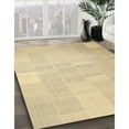 thumbnail image 3 of Ahgly Company Machine Washable Indoor Rectangle Contemporary Brown Gold Area Rugs, 8' x 10', 3 of 7