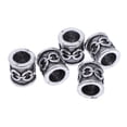 thumbnail image 4 of Paquete De 2x5 Nudos Celtas Vikingos Abalorio Colgante Nórdico Pelo Barba Plata Antigua Zulema  Encantos de cuentas de runas vikingas, 4 of 8