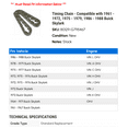 thumbnail image 2 of Timing Chain - Compatible with 1961 - 1972, 1975 - 1979, 1986 - 1988 Buick Skylark 1962 1963 1964 1965 1966 1967 1968 1969 1970 1971 1976 1977 1978 1987, 2 of 2