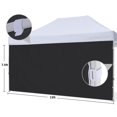 thumbnail image 4 of Pared Lateral para Carpa 3x4,5m de Montaje Rápido, Negro, 4 of 7