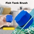 thumbnail image 2 of Fish Tank Cleaner Brush, Aquarium Magnetic Brush & Floating Fish Tank Scraper Magnetic Glass Cleaner, Mini Scrubber Tool Cleaning Magnet for Algae Removal, 2 of 8