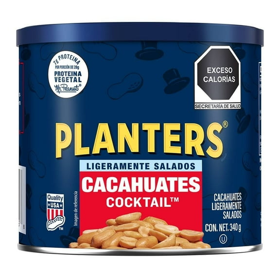 Cacahuates Planters ligeramente salados 340 g