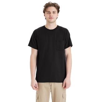 Hanes - Beefy-T T-Shirt - 5180, Natural, L, Pack Of 2, Mens