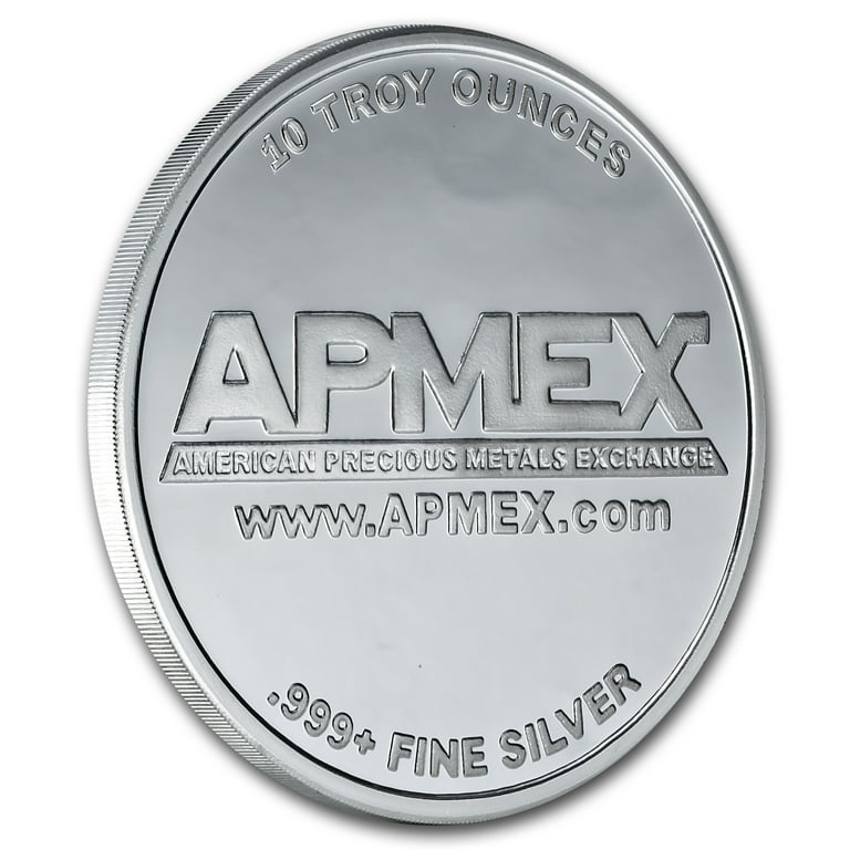 APMEX 10 oz Silver Round - American Eagle Design, .999 Fine Silver