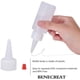 thumbnail image 2 of Paquete de 20 botellas dispensadoras de plástico de 59 ml (2 oz) con tapa roja - Ideales para manualidades, pegamento y otros usos., 2 of 9