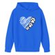 thumbnail image 4 of Sudaderas con capucha para niños y niñas, sudaderas casuales de manga larga, lindas sudaderas de gran tamaño con bolsillo de polar, chaquetas para niñas, 4 of 4