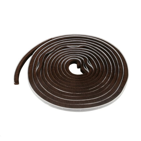 Strip Weather Stripping for Window Brown 16.4Ft(3/8 Inch Width x 3/8 Inch Thick)