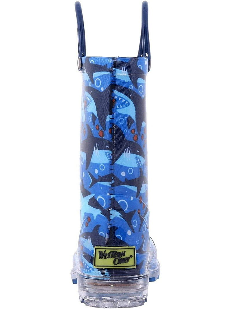 スノーボード Blue Rain Western Chief Unisex-Child Light-up Waterproof Rain Boot 9