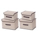 thumbnail image 1 of Cajones Organizadores 4piezas,Caja De Almacenamiento Plegable,Closet Organizador de Ropa de Tela Plegables con Tapas, 1 of 4
