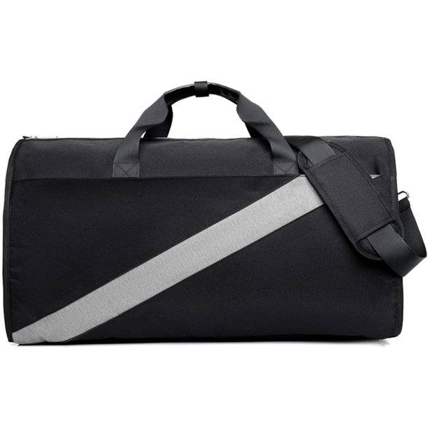 Travel Bag Foldable Duffel Bag, Unfoldable for Suits, With Shoe Bin and