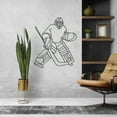 thumbnail image 4 of Hosley Black Ice Hockey Stick Down Metal Wall Decor 29.25 Inch High, 4 of 9