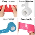 thumbnail image 2 of 8 Pack 2 in x 5 Yards Cohesive Wrap Self Adhesive Bandage Wrap Elastic Self Adherent Wrap Self Stick Vet Tape for Athletic, Wrist, Ankle, Knees, Pets (White), 2 of 5