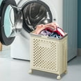 thumbnail image 1 of Cesto Plegable de Gran Capacidad para Ropa Sucia En El Baño, con Ruedas y Compartimento Extraíble., 1 of 6