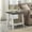 Weathered Charcoal and Beige+7, variant on TENGDA Athens Contemporary Two-Tone Wood End Table Weathered Charcoal Top and Beige Base Side Table with Open Storage Shelf and Splayed Legs for Living Room Bedroom