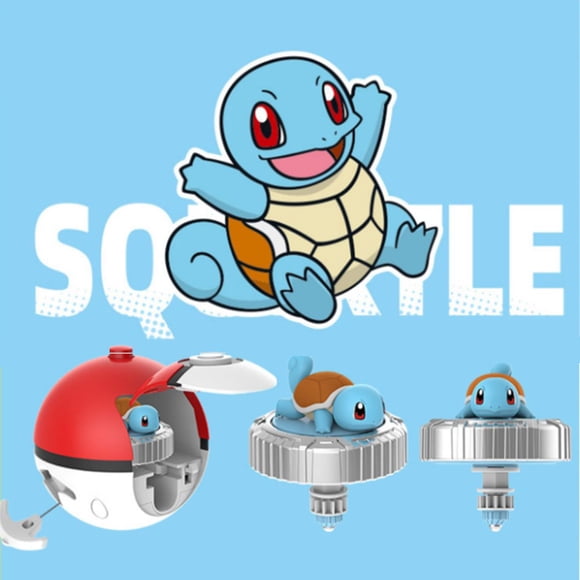 BEMS-Pocket Monster Anime Pet Toys - Happy Playmates para niños - Peonza