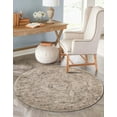 thumbnail image 4 of Unique Loom Portland Collection Area Rug - Astoria (6' 1" Round Beige/Ivory), 4 of 7