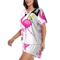 thumbnail image 2 of Lsque It'S Flamazing To Be A Pirate Women's Short-Sleeved Pajama Set - 2 Piece Soft and Lightweight Sleepwear Set-3X-Large, 2 of 9
