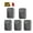 5PCS, variant on 4K Mini Body Camera Full HD 1080P 2 Inch IPS Touch Screen Night Vision Video Recorder Security Guard Police Body Mini Cam