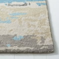 thumbnail image 3 of SAFAVIEH Soho Marcus Abstract Area Rug, Beige/Blue, 6' x 6' Square, 3 of 8
