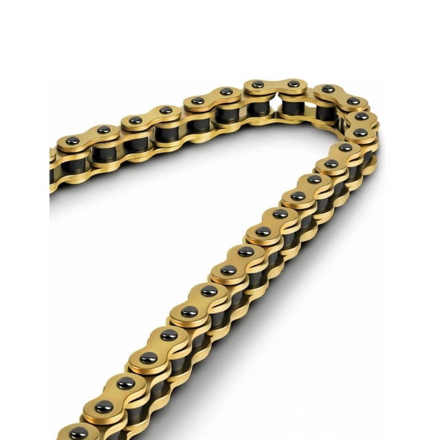Cadena Reforzada 520h-126 Color Gold Para Moto