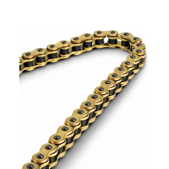 Cadena Reforzada 520h-126 Color Gold Para Moto