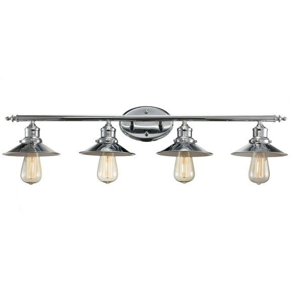 Trans Globe Lighting 20514 Griswald 4 Light 34" Wide Bathroom Vanity Light - Chrome