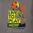 thumbnail image 3 of CafePress - Live To Play Nerf Soccer T Shirt - Womens Comfort Colors® Shirt, 3 of 4