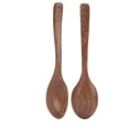 thumbnail image 3 of Sturdy Durable Wooden Spoons, Retro Wooden Spoons For Housewarming Gifts 5Pcs Wooden Spoons For Shop Tableware With 5 X Wooden Spoons For Shop Tableware Big Crimp Tail Spoon, 3 of 8