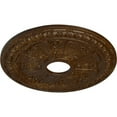 thumbnail image 3 of Ekena Millwork 18 1/8"OD 3 5/8"ID x 1 1/8"P Raymond Ceiling Medallion (Fits Canopies up to 5 1/8"), Hand-Painted Root Beer Crackle, 3 of 5