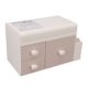 thumbnail image 3 of Caja de almacenamiento con cajones, caja de almacenamiento de escritorio con contenedor de joyería de escritorio, caja de almacenamiento de cosméticos resistente y resistente, 3 of 8