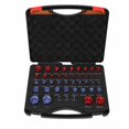 thumbnail image 2 of Nut and  Thread Checker, Accurate Inch Metric Nut and  Measuring Tool Set 44pcs Aluminum Alloy  for Industry, 2 of 8