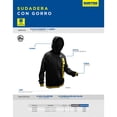 thumbnail image 2 of Sudadera Sierre Chamarra Capucha Gorro Grande Negra SURTEK SUDSL, 2 of 2