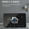 thumbnail image 2 of Smart Thermostat Temperature Controller for Electric Heating LCD Display Touch Screen Week Programmable Electric Underfloor, 2 of 8