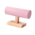 thumbnail image 4 of Soporte para pulseras, expositor de joyas, estante de almacenamiento, base de madera, organizador de pulseras para Rosa, 4 of 9