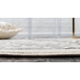 thumbnail image 4 of Unique Loom La Jolla Collection Tone Traditional Round Rug, 6 Feet, Gray/Ivory, 4 of 5