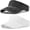Black,white, variant on Minzimin 2pcs Vintage Sun Visor Hats for Women Men Cotton Adjustable Sports Empty Top Baseball Sun Caps