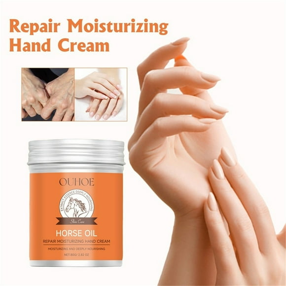 TopLLC Horse Oil Cream For Dry Rough Hands Horse Oil Feet Cream Your Skin From Peeling And Cracking Making Your Hands/Feet And Soft Moisturizing And hand cream