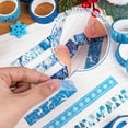 thumbnail image 3 of Juego de cintas de invierno, 10 rollos, cinta decorativa navideña azul y blanca para Bullet Journal, manualidades y manualidades, álbumes de recortes, envoltura de regalos, 3 of 8