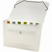 (Price/EACH)CLEAR-LINE 7-pocket Poly Expanding File-Clear