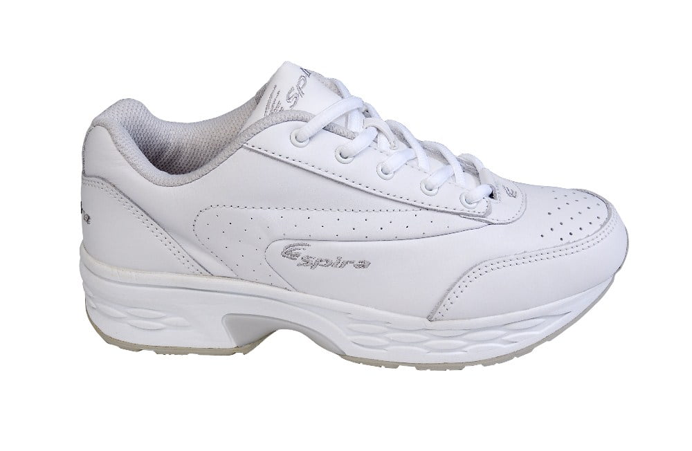 white walking shoes