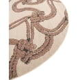 thumbnail image 4 of Unique Loom Outdoor Coastal Collection Area Rug - Seaknot (5' 1" Round Beige/Blue), 4 of 9