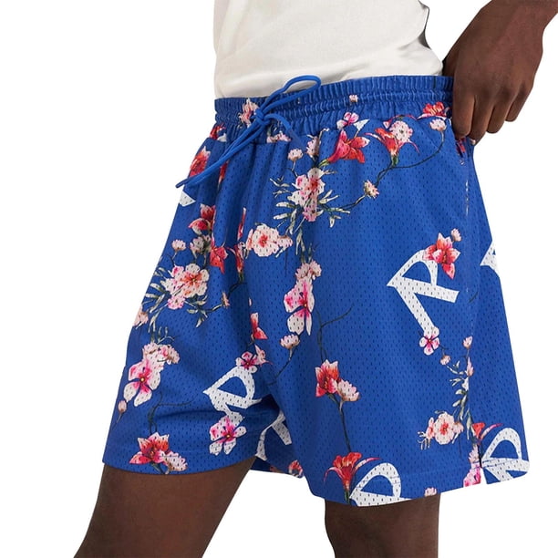 Mens Casual Pantalones Cortos de Surf Color Sólido Cordón Elástico-Seco Pantalones Cortos de Playa para Hombres, Verano Ligero