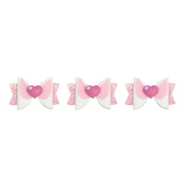 Sonducket Pinza para el pelo con lazo para niñas, alfileres de doble capa, accesorios de peinado, tocados, alfiler de boda para el día de los Type1 NO1