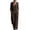 Brown#women vacation set, variant on Moxiu Women Two Piece Wide Leg Outfits Sets Wrap V Neck Oblique Button Long SLeeve Tops and Wide Leg Lounge Pants Summer Set Army Green,S